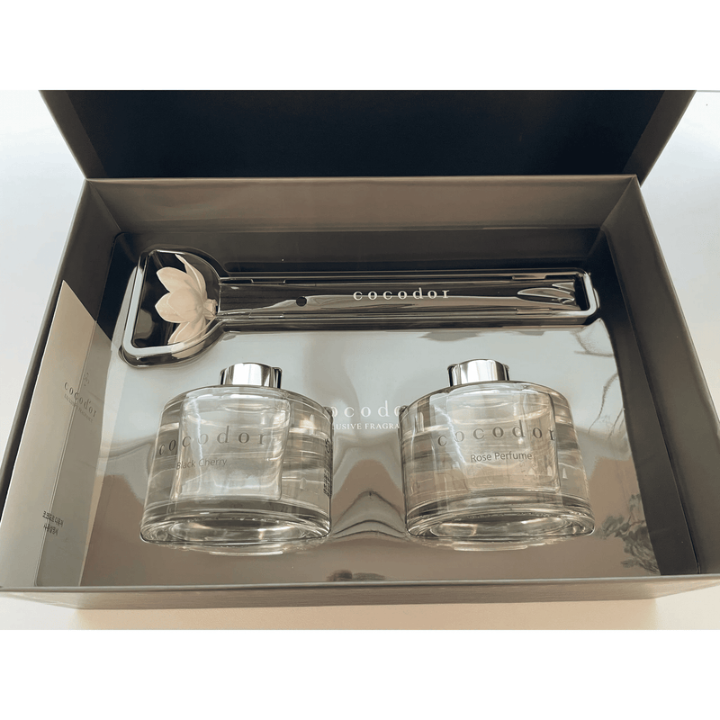 Set Geurstokjes 2x 200 ml - Pure Cotton & Garden Lavender