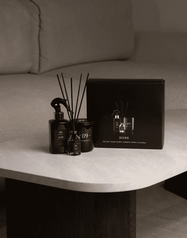 MAJESTY – SET: Huisparfum, Ruimspray & Geurkaars